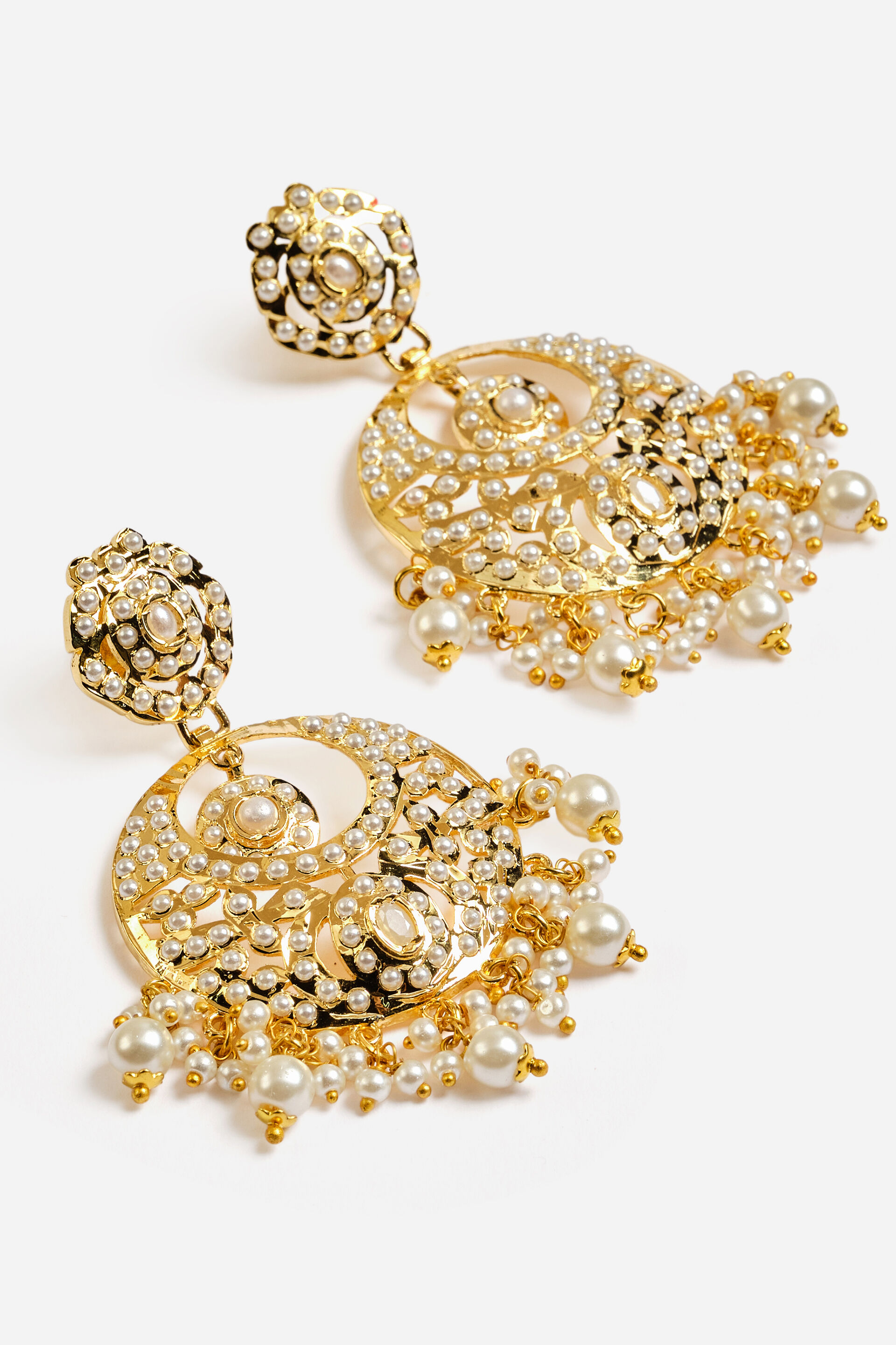 Moti Mahal Chandelier Earrings, , image 3